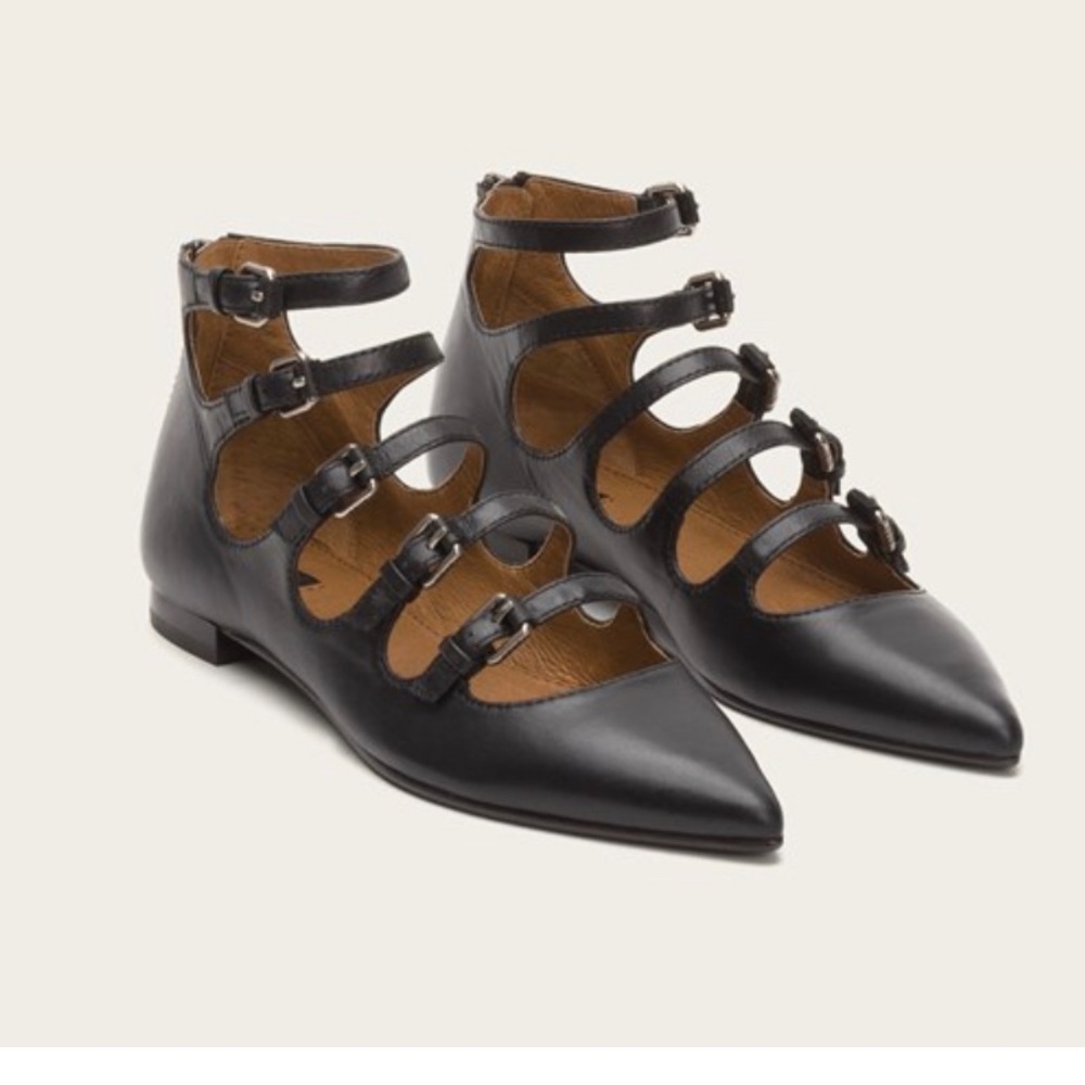 SIENNA BUCKLE BALLET FLATS